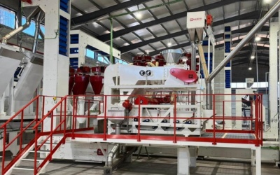 Installation of the new Maseto line for almond shelling completed